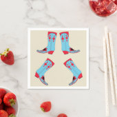 Cowboy Boots Napkins Serviette (Beispiel)