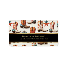 Cowboy boots pattern    