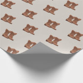 Cowboy Boots Pattern Geschenkpapier (Ecke)