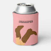 Cowboy Boots Personalisiert Dosenkühler (Kanne Rückseite)