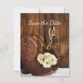 Cowboy Boots Pferde Bit Daisies Barn Save the Date (Vorderseite)