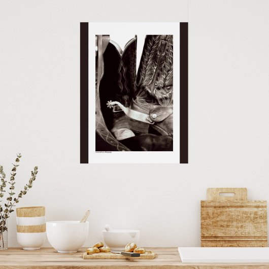Cowboy Boots Poster (Küche)