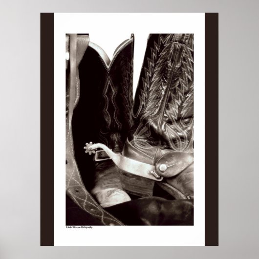 Cowboy Boots Poster (Vorne)