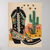 Cowboy Boots Poster (Vorne)