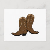 Cowboy Boots Postkarte (Vorderseite)