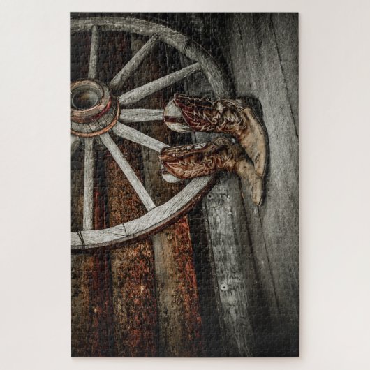 Cowboy Boots Puzzle (Vertikal)