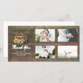 Cowboy Boots Rustic Country Danke für Ihre Hochzei (Vorne/Hinten)