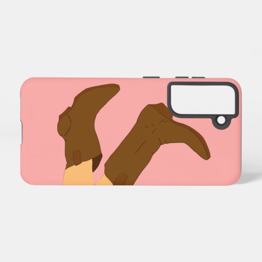 Cowboy Boots Samsung Galaxy Hülle (Rückseite (Horizontal))