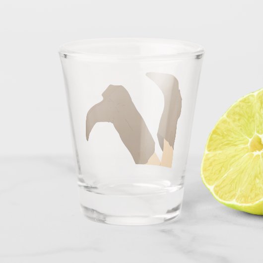 Cowboy Boots Schnapsglas (Rückseite)