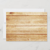 Cowboy Boots Sonnenblume Bridal Dusche Einladung (Rückseite)