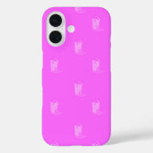 Cowboy Boots Stars Pink Pattern Case-Mate iPhone Hülle (Rückseite)