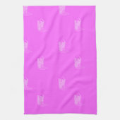 Cowboy Boots Stars Pink Pattern Geschirrtuch (Vertikal)