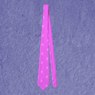 Cowboy Boots Stars Pink Pattern Krawatte