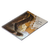 Cowboy Boots und Lace Country Barn Wedding Notizblock (Linke Seite)