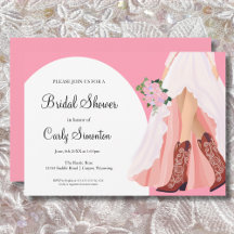 Cowboy Boots & Wedding Dress Brautparty