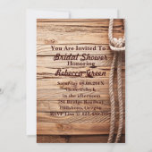 Cowboy Boots Western Country Brautparty Einladung (Rückseite)