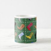 Cowboy Boots Western Fun Colorful Printed Mug Kaffeetasse (Mittel)