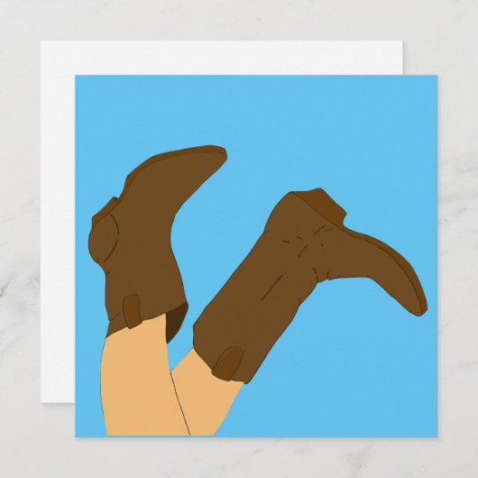 Cowboy Boots Yee-Haw (Vorne/Hinten)