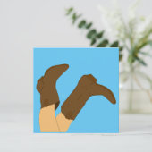 Cowboy Boots Yee-Haw (Stehend Vorderseite)