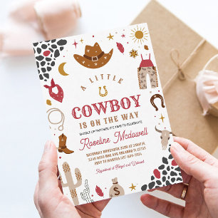 Cowboy Boy Rodeo Babyparty-Einladung Einladung