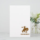 Cowboy Briefpapier (Stehend Vorderseite)