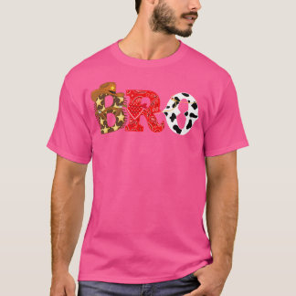 Cowboy Bro Western Rodeo Thema Geburtstagsparty Ma T-Shirt
