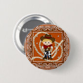 Cowboy Button (Vorne & Hinten)
