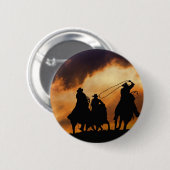 Cowboy-Button oder -Abzeichen Button (Vorne & Hinten)