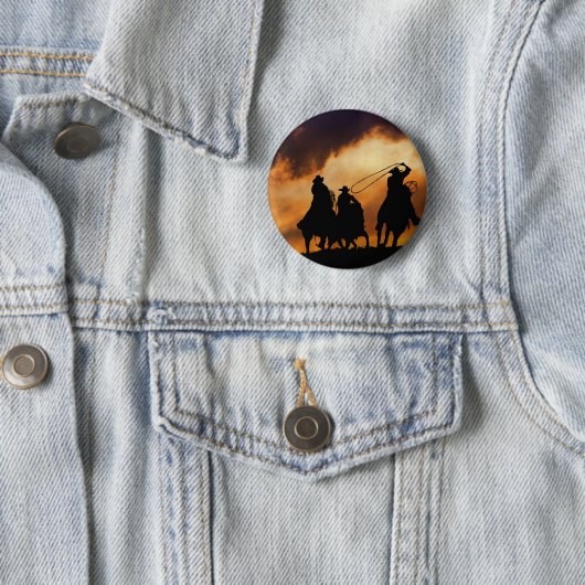 Cowboy-Button oder -Abzeichen Button (Beispiel)
