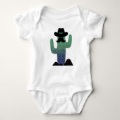 Cowboy Cactus Baby Strampler (Vorderseite)