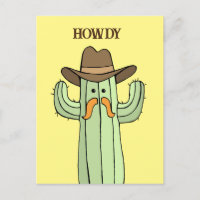 Cowboy Cactus Howdy