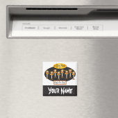 Cowboy Candy Corn Gang | Halloween Magnet (In Situ (Geschirrspüler))