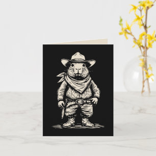Cowboy Capybara Karte