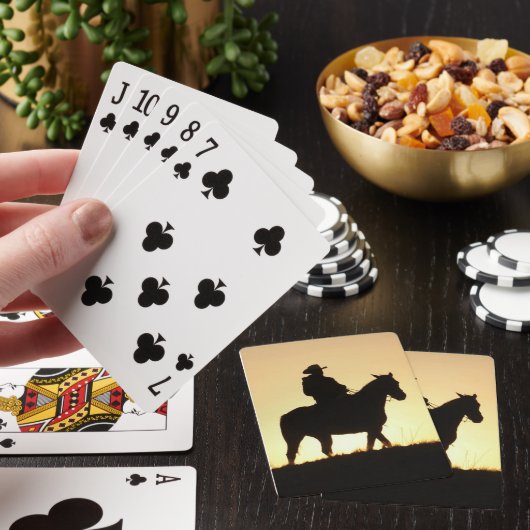 Cowboy-Card-Set Spielkarten (In Situ)