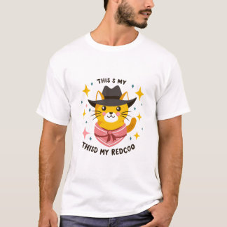Cowboy Cat Cuteness T - Shirt 2024 | klassische Ka