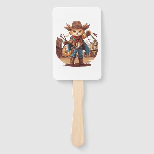 Cowboy Cat Fächer (Vorderseite)