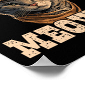 Cowboy Cat Meowdy 1 Poster (Ecke)