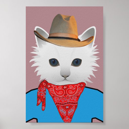 COWBOY CAT POSTER (Vorne)