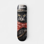 Cowboy Cat Skateboard (Vorne)