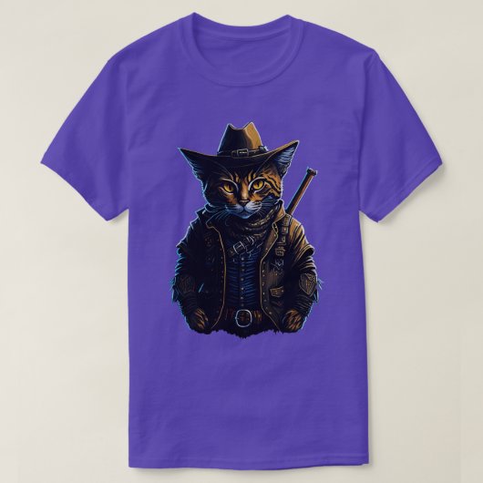 Cowboy Cat T-Shirt (Design vorne)