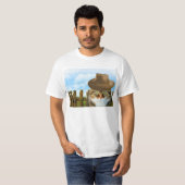 Cowboy cat Tee-Hemden T-Shirt (Vorne ganz)