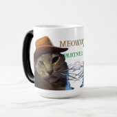 Cowboy Cat Verwandlungstasse (Vorderseite Links)