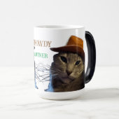 Cowboy Cat Verwandlungstasse (VorderseiteRechts)