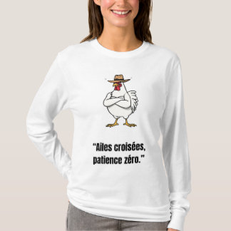 Cowboy Chicken Attitude – Funny Cartoon Tee