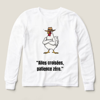 Cowboy Chicken Attitude – Lustiges Cartoon-T-Shirt