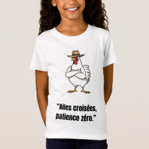 Cowboy Chicken Attitude – Lustiges Cartoon-T-Shirt T-Shirt