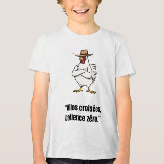 Cowboy Chicken Attitude – Lustiges Cartoon-T-Shirt Tri-Blend Shirt