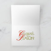 Cowboy Christmas Feiertagskarte (Innenseite)