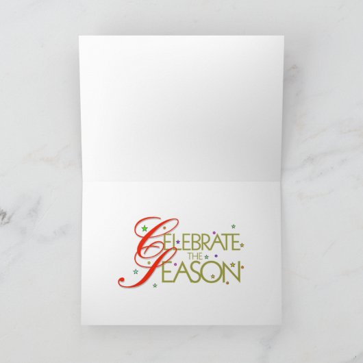 Cowboy Christmas Feiertagskarte (Innenseite)