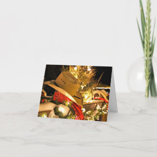 Cowboy Christmas Feiertagskarte